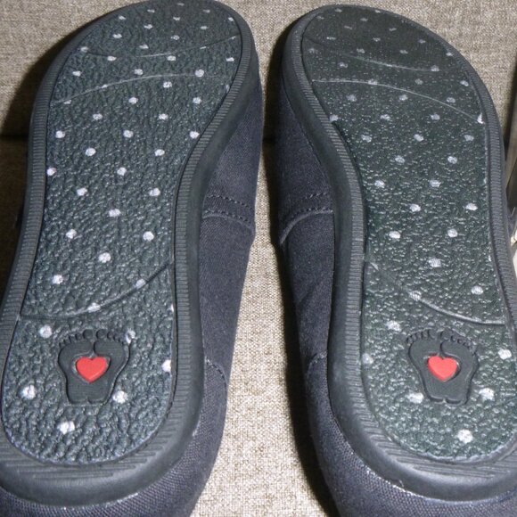 Skechers- Bobs- Women's black slip on casual flats - Picture 3 of 3